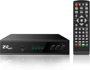 bestyks Decodificador TDT HD, Sintonizador TDT HD HDMI, 2024 Nuevo DVB T2 H265 Decodificador HD, TDT HD Euroconector Full HD 1080p Soporte Control Remoto IR, Dolby, PVR, LCN